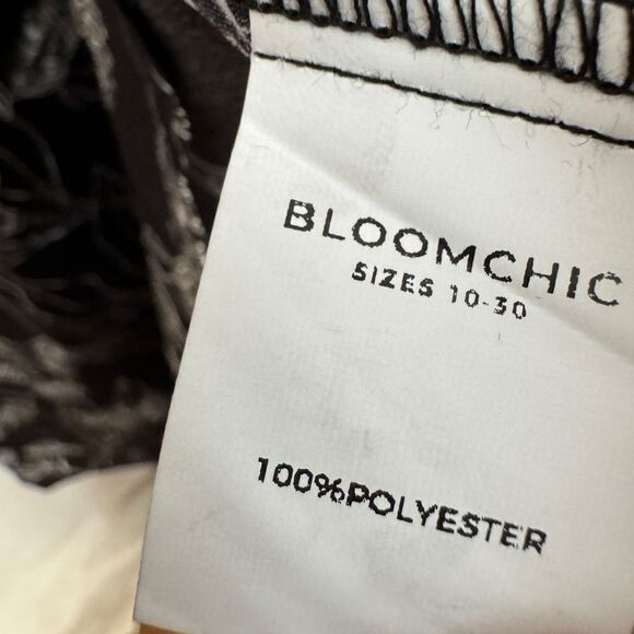 Bloomchic Long Sleeve Floral Dress Black - Picture 7 of 7